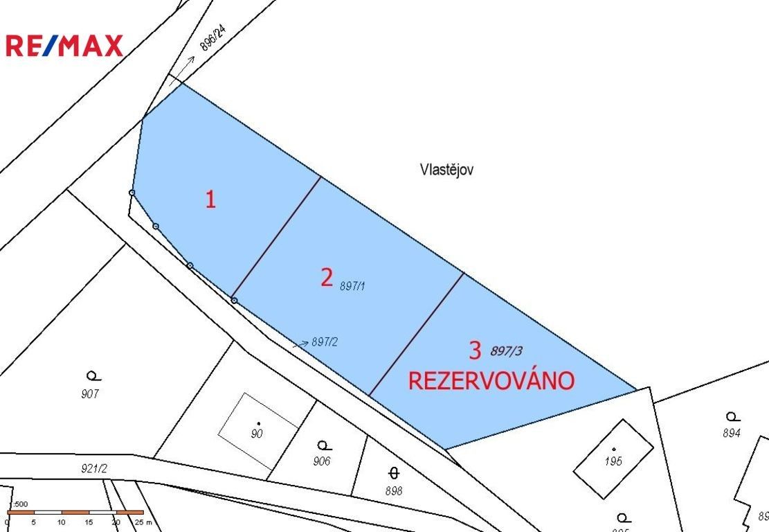 Pozemky pro bydlení, Načešice, 800 m²