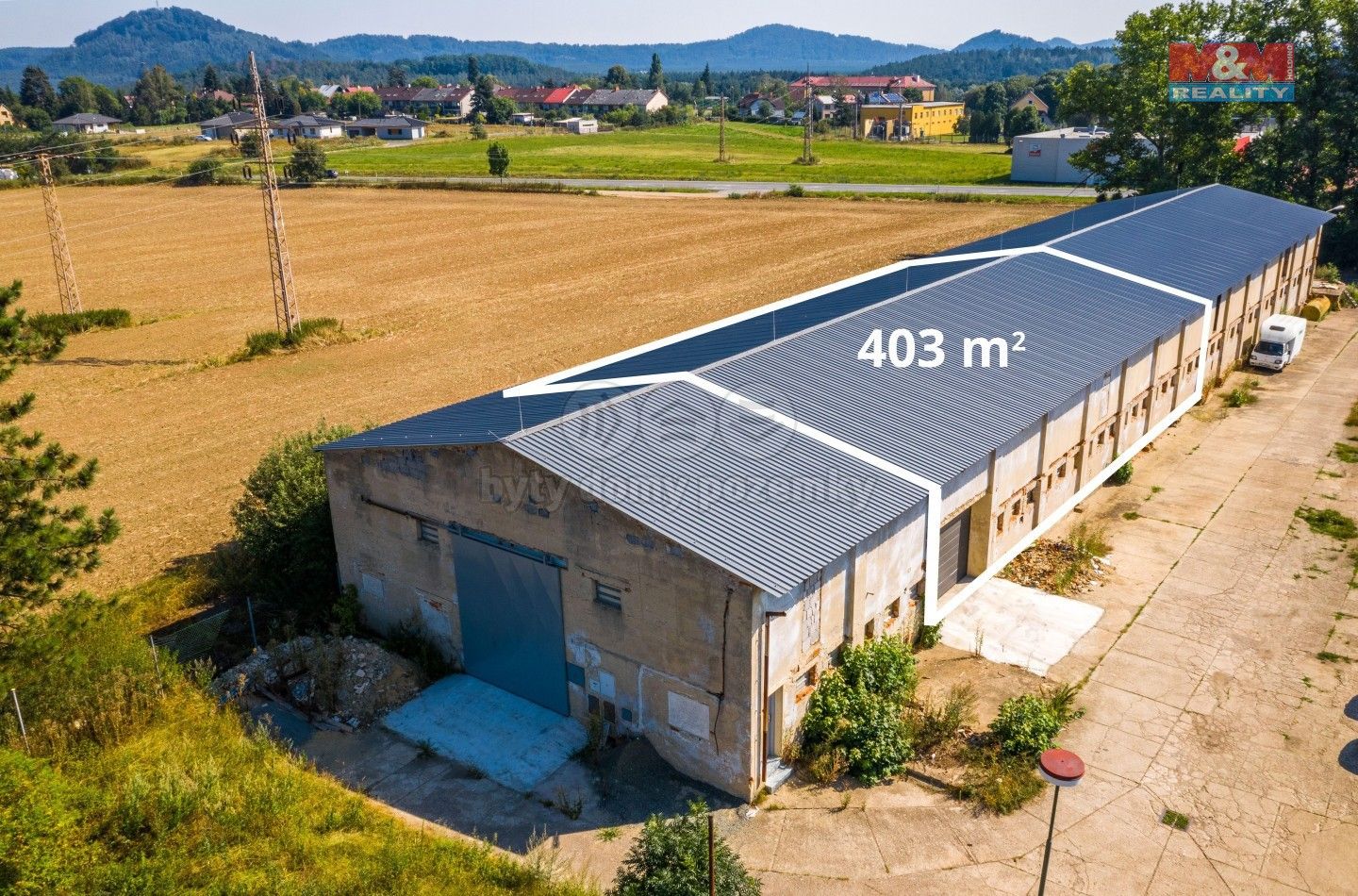 Sklady, Doksy, 403 m²