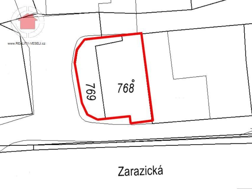 Pozemky pro bydlení, Veselí nad Moravou, 698 01, 174 m²