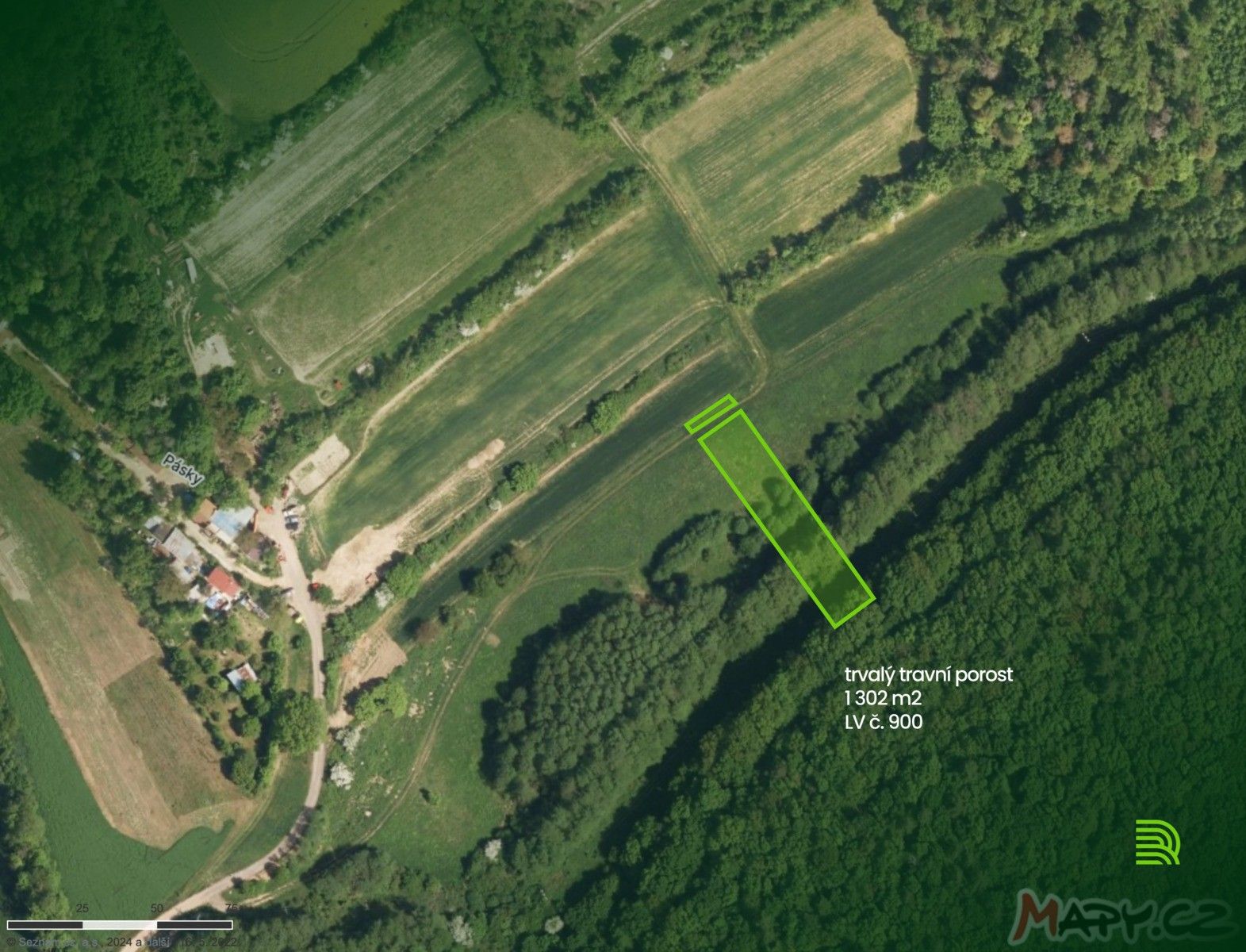 Louky, Ždánice, 1 302 m²