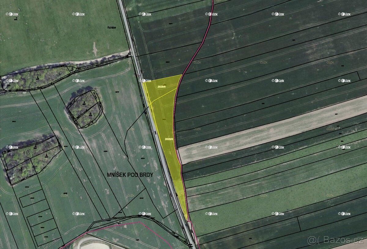 Pozemky pro bydlení, Mníšek pod Brdy, 252 10