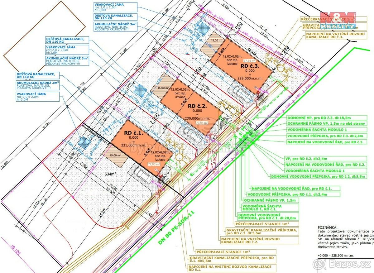 Pozemky pro bydlení, Ostrava, 725 28, 2 079 m²