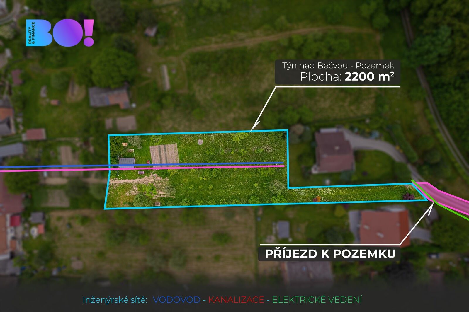 Pozemky pro bydlení, Svobody, Týn nad Bečvou, 2 208 m²