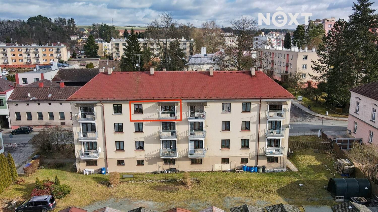 Prodej byt 2+1 - Manželů Burdychových, Červený Kostelec, 63 m²