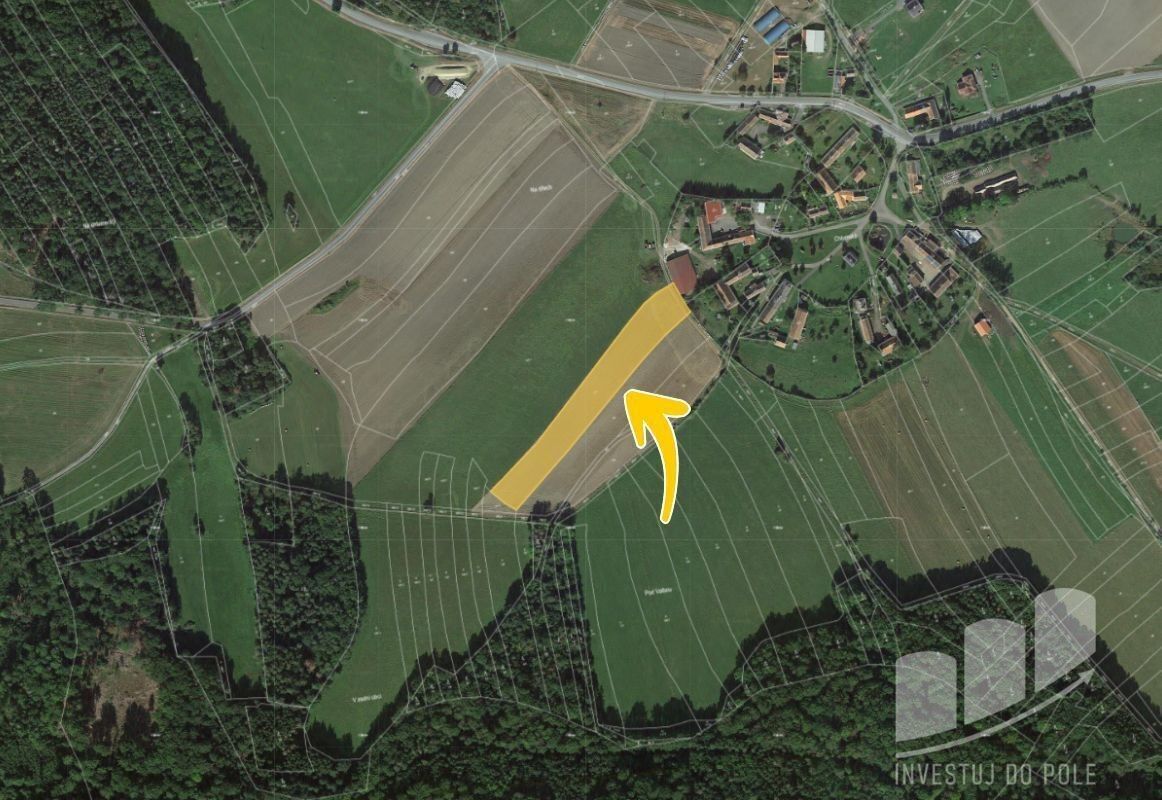 Prodej zemědělský pozemek - Chlumská, Ježovy, 6 519 m²