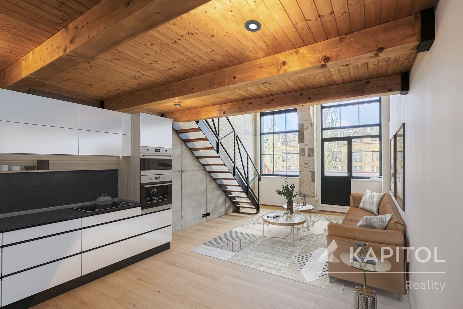 2+kk, Kolbenova, Praha, 77 m²