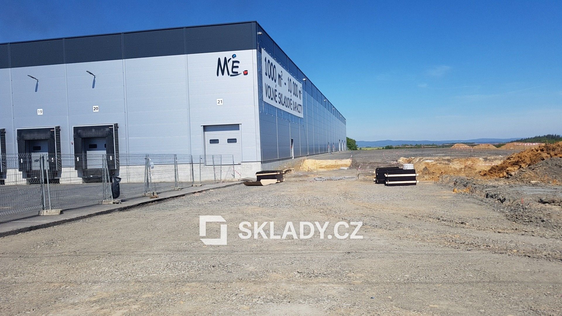 Sklady, Cheb, 9 000 m²