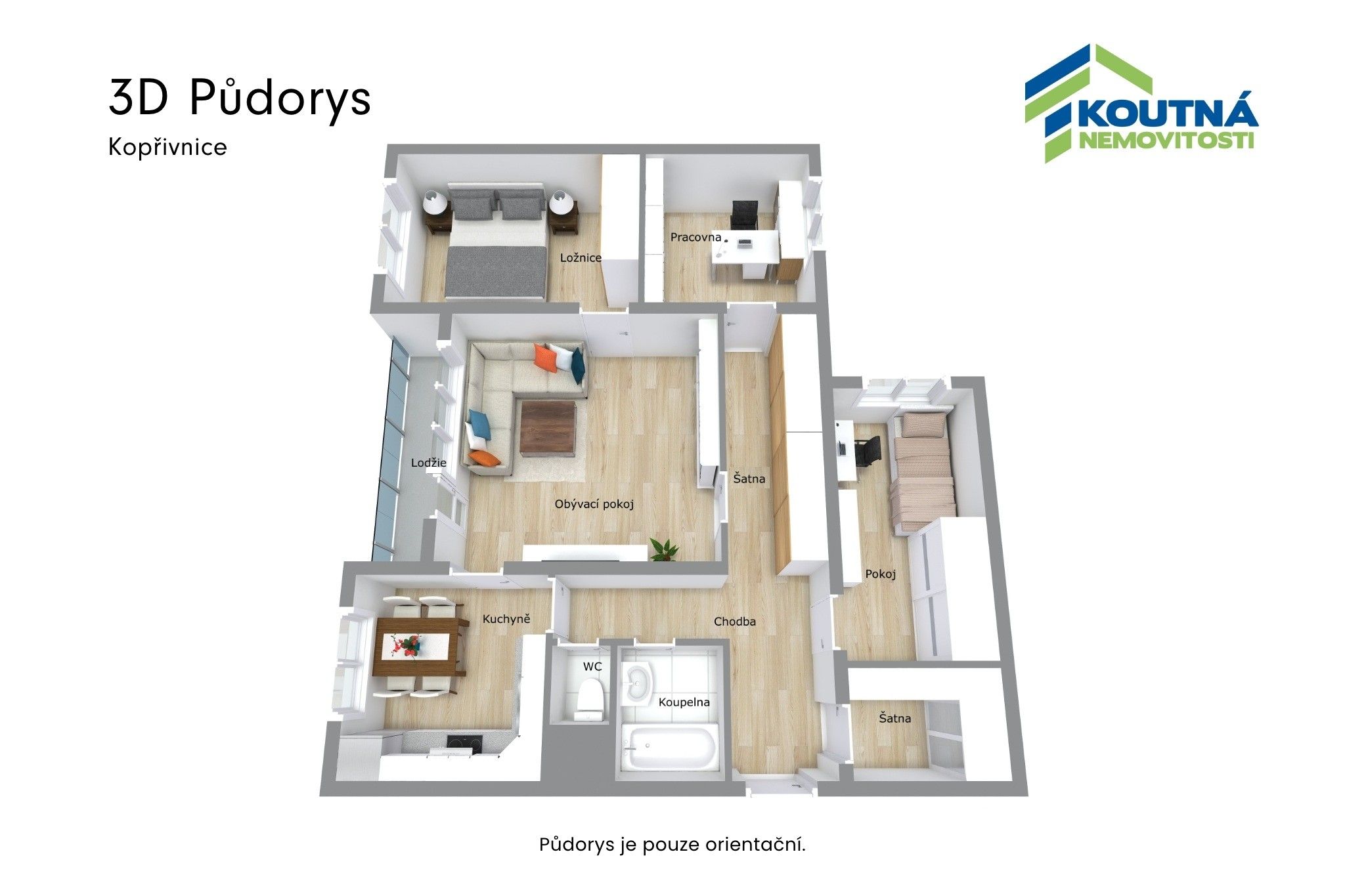 4+1, 17. listopadu 1228/14 , 75 m²