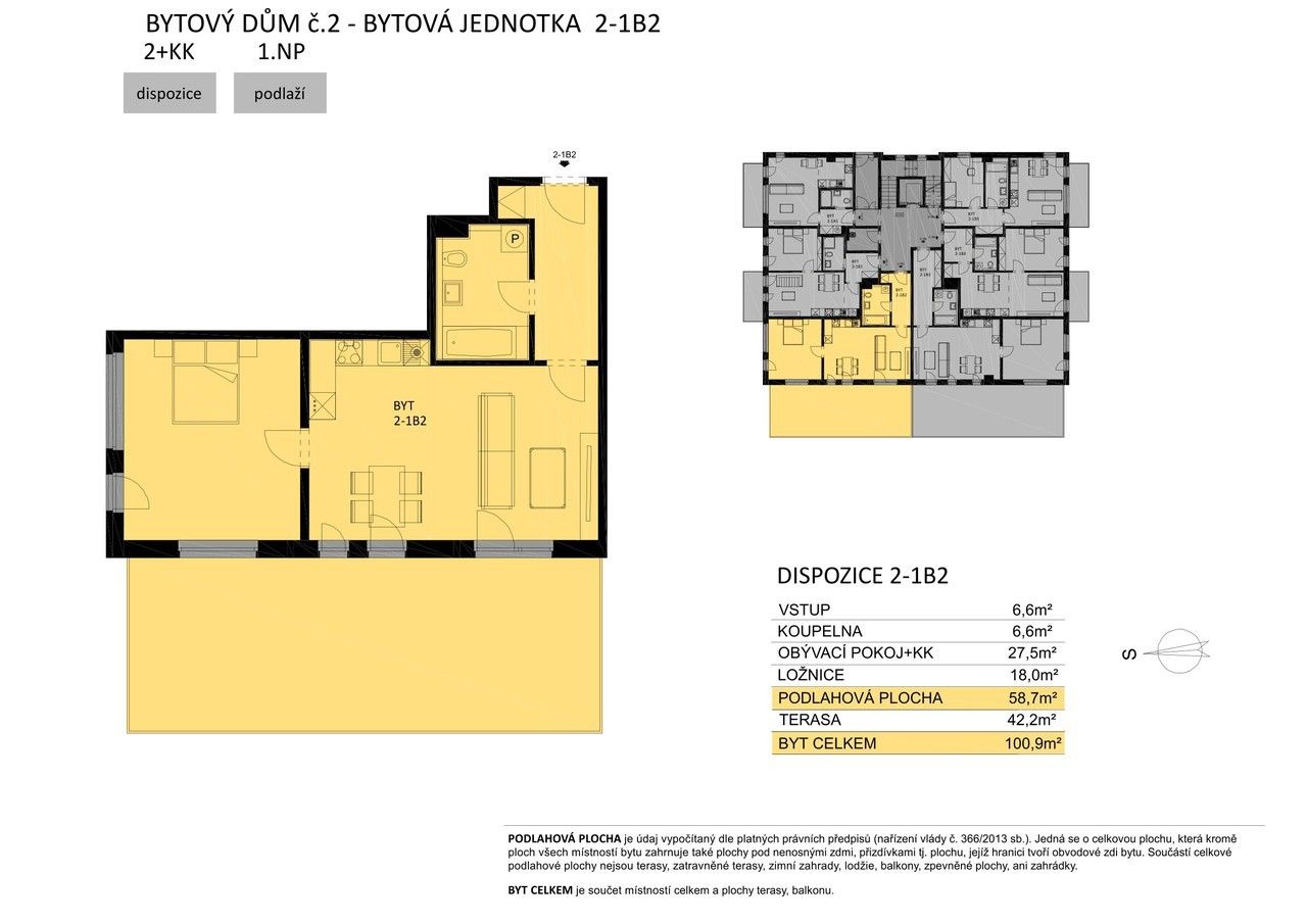 Prodej byt 2+kk - Hrnčířská, Žďár nad Sázavou, 59 m²