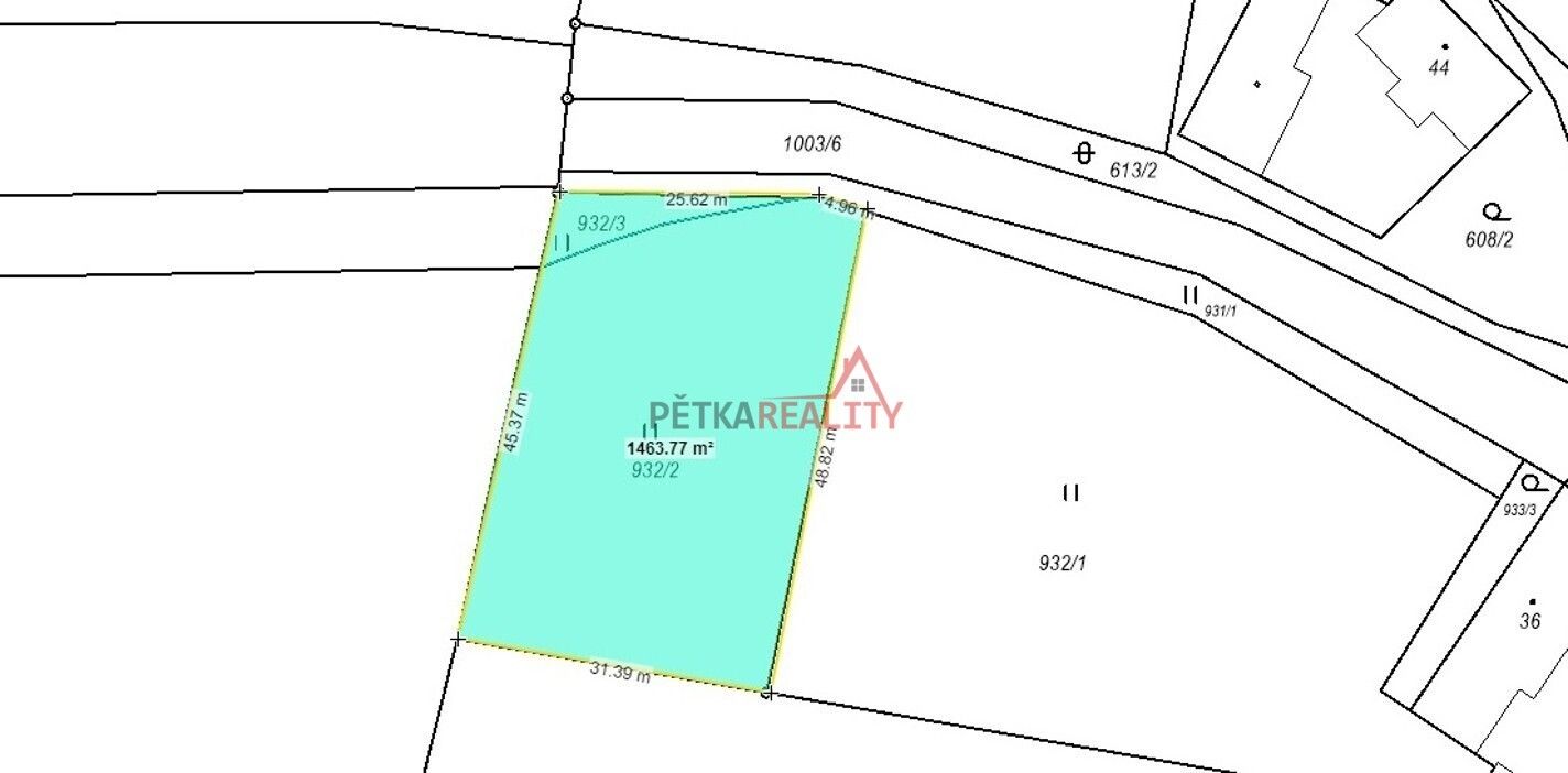 Prodej pozemek pro bydlení - Horní Ves, Trstěnice, 1 330 m²