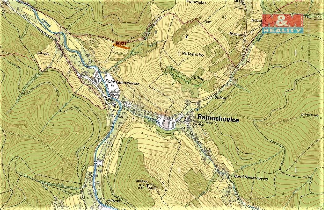 Prodej louka - Rajnochovice, 768 71, 510 m²