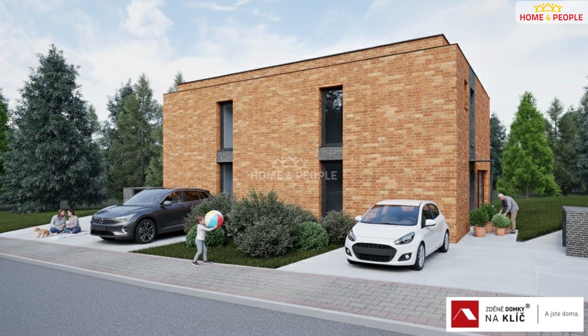 Rodinné domy, Nivy II, Zlín, 118 m²