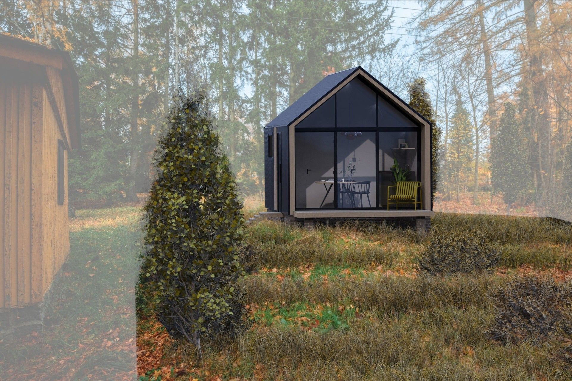 Chaty, Ústupky, Seč, 21 m²