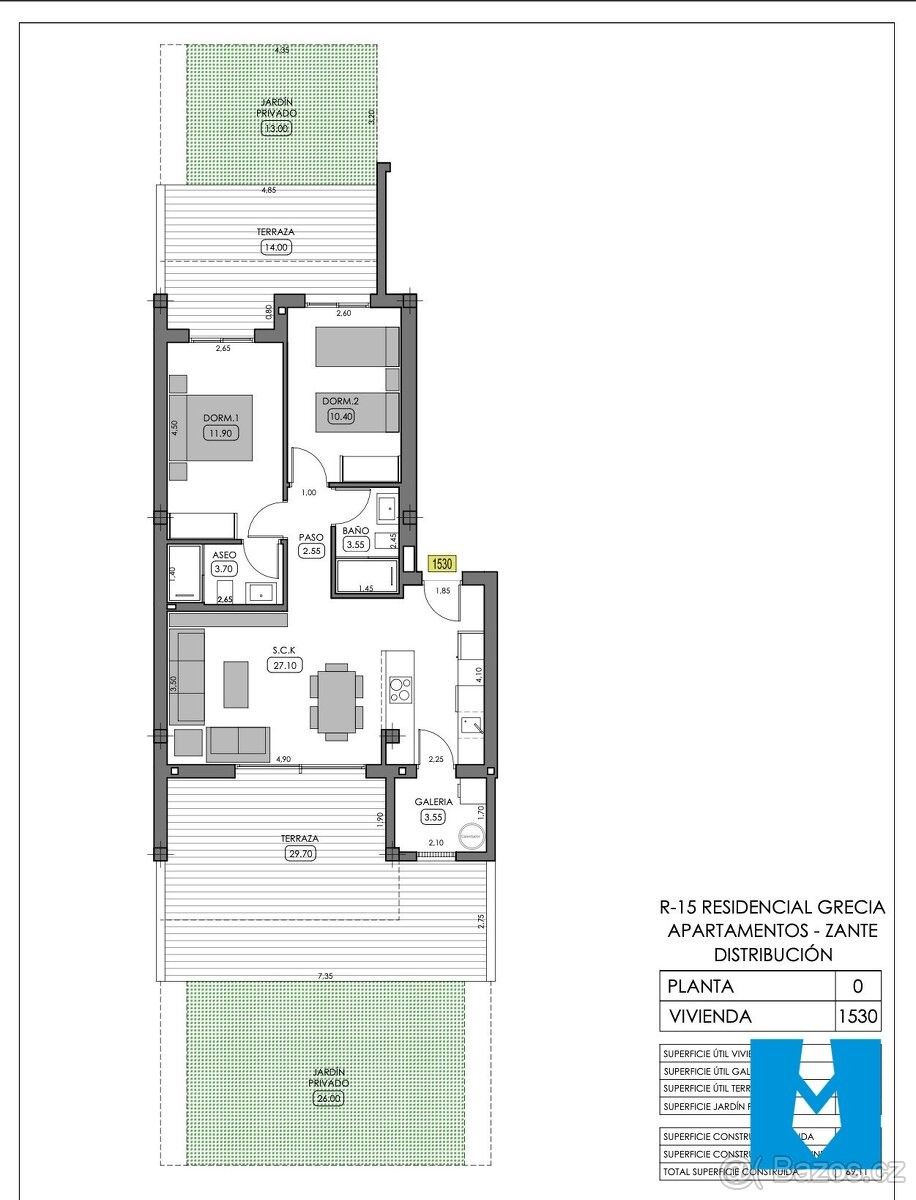 Prodej byt 3+kk - Zahraničí, 987 66, 72 m²