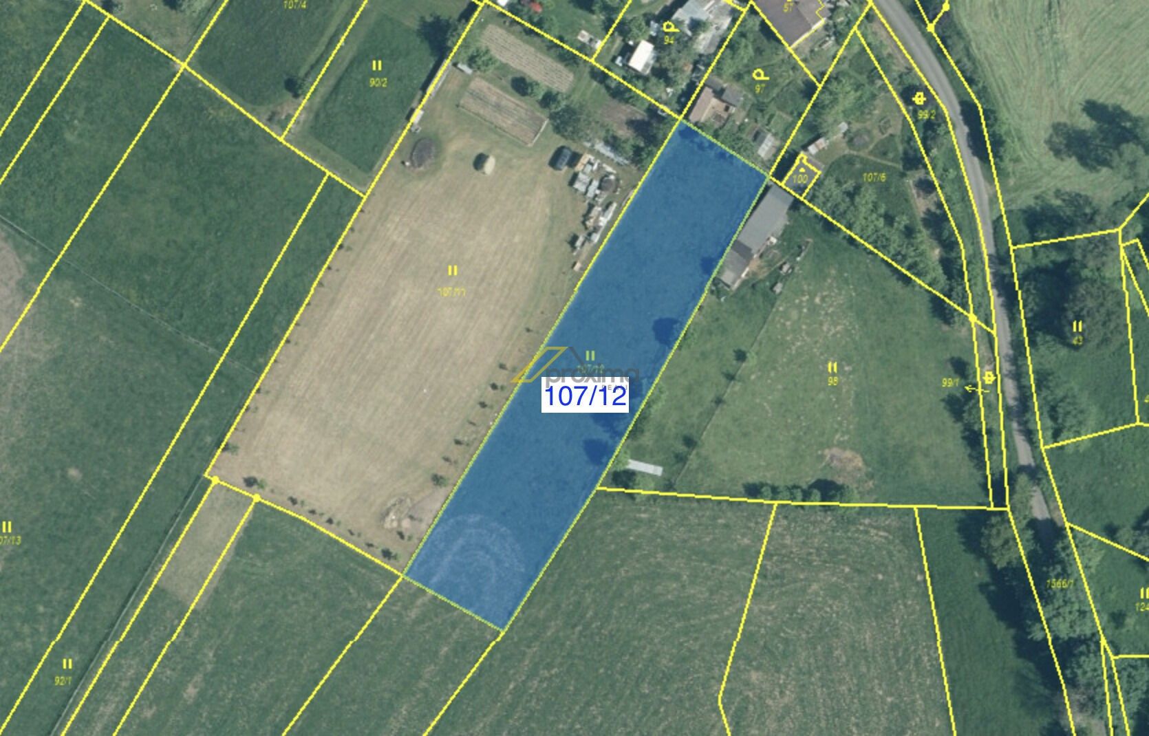 Zemědělské pozemky, Hoslovice, 2 m²