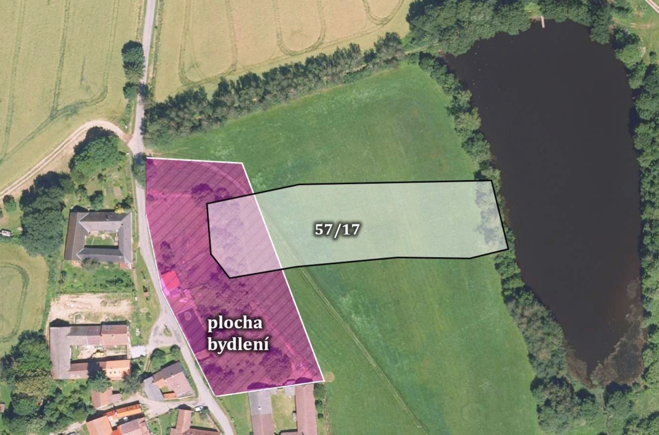 Prodej pozemek pro bydlení - Vlásenice-Drbohlavy, Pelhřimov, 1 936 m²