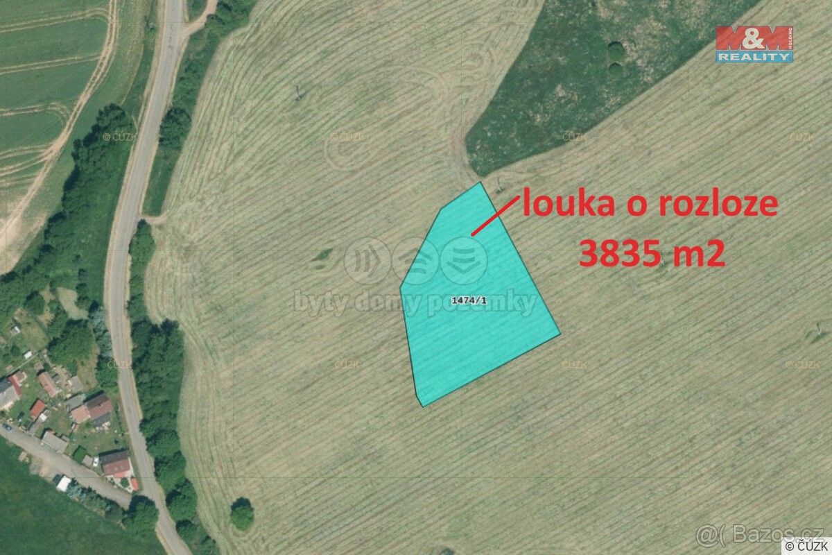 Prodej zemědělský pozemek - Žihle, 331 65, 3 835 m²