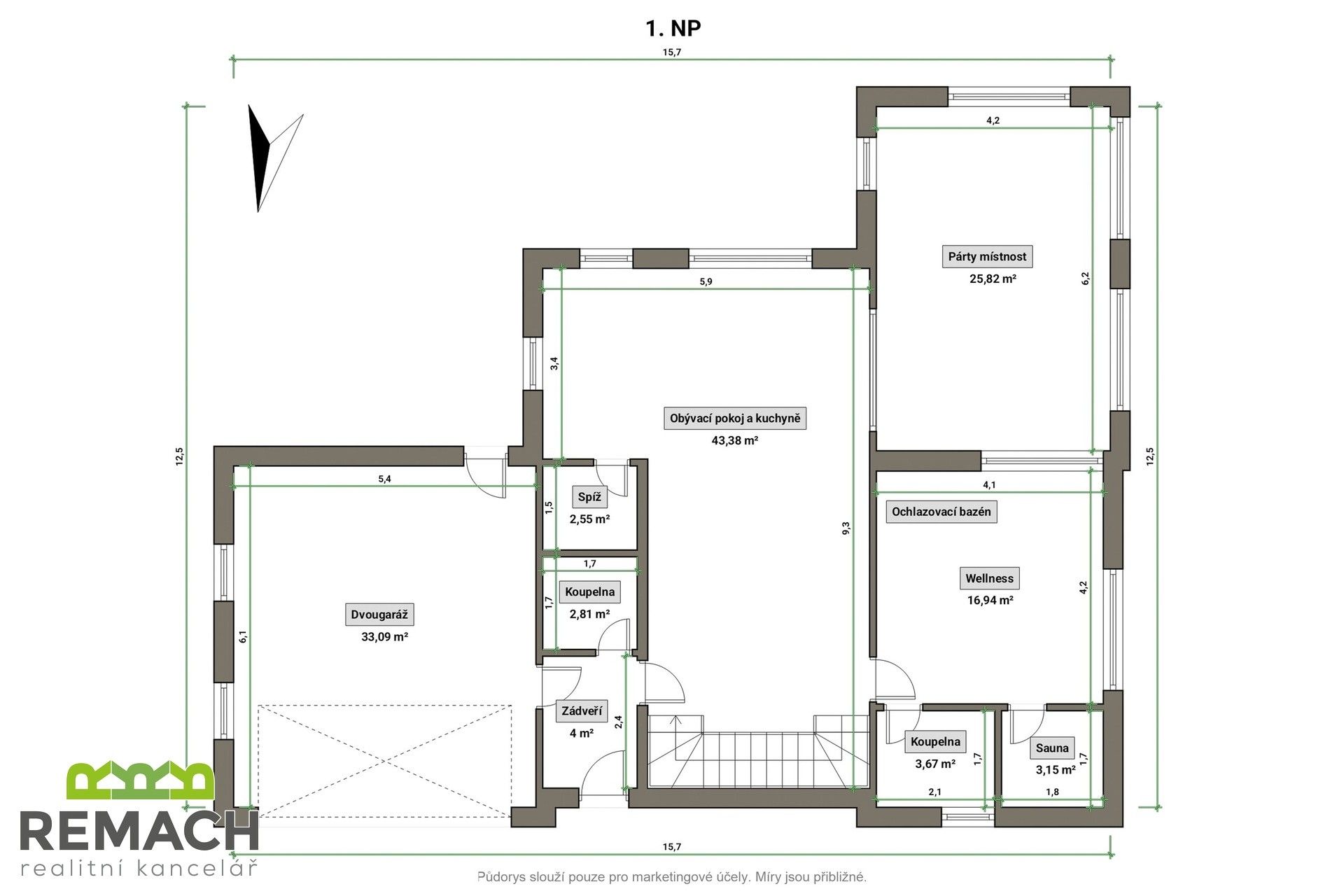 Prodej rodinný dům - Ořechov, 190 m²