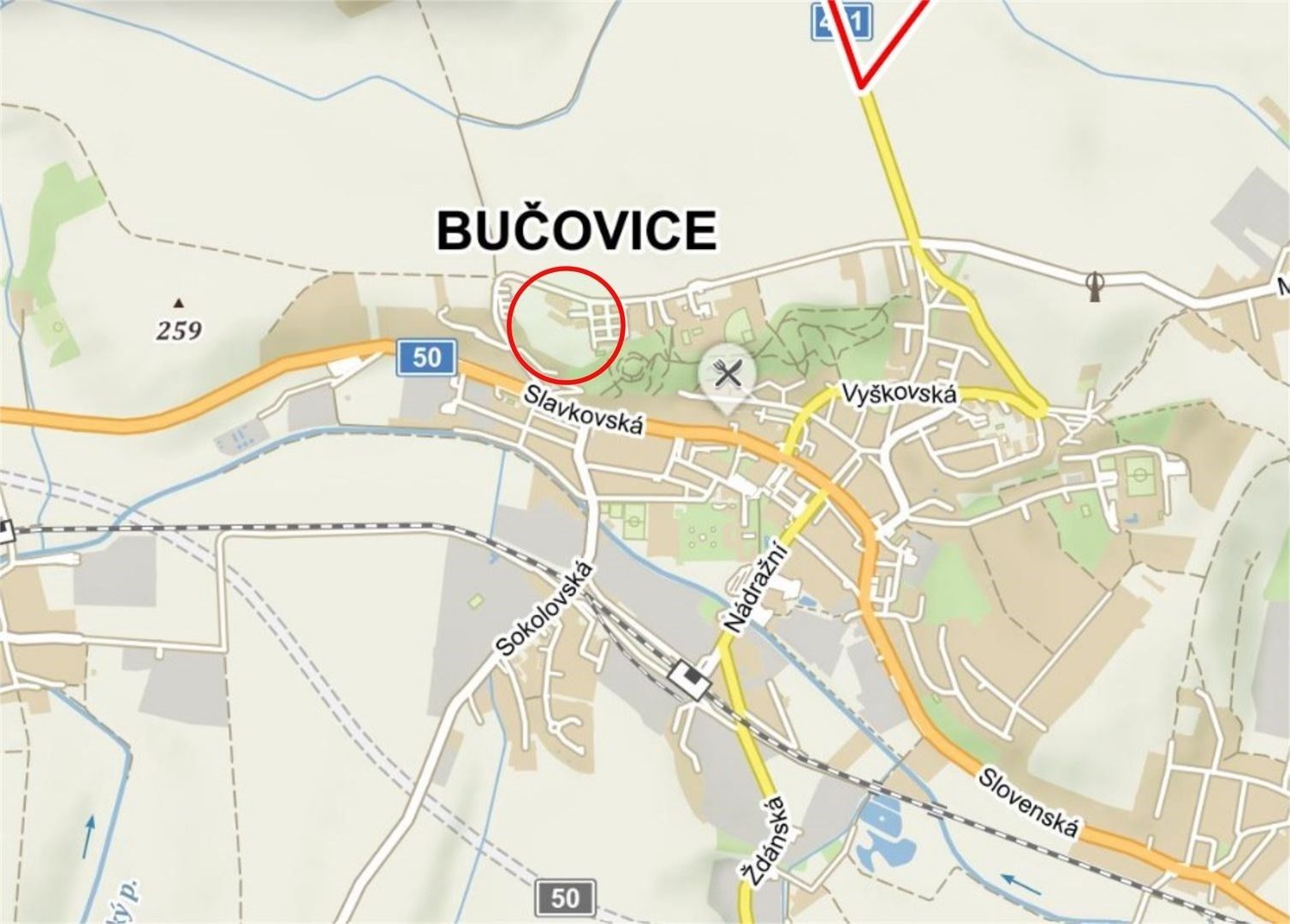 Prodej komerční pozemek - Bučovice, 2 570 m²