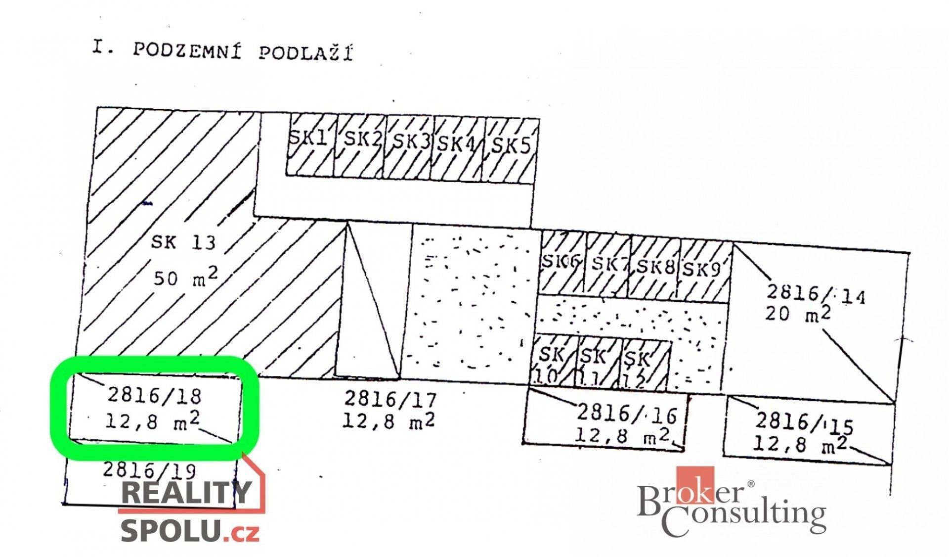 Garáže, Krnovská, Opava, 13 m²