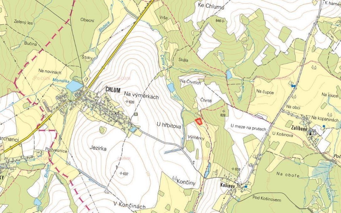 Prodej zemědělský pozemek - Hlinsko v Čechách, 539 62, 3 449 m²