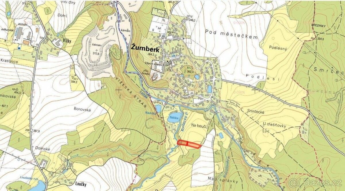 Prodej zemědělský pozemek - Žumberk, 538 36, 2 412 m²