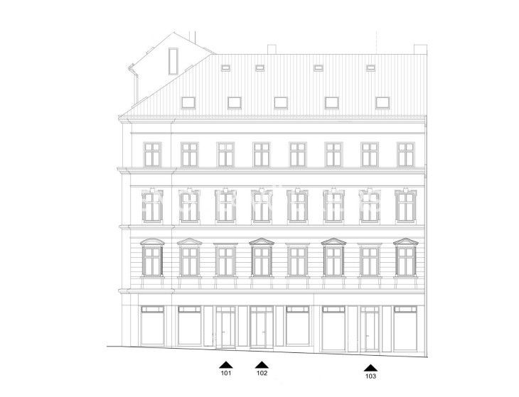 Obchodní prostory, Mahenova, Praha, 126 m²