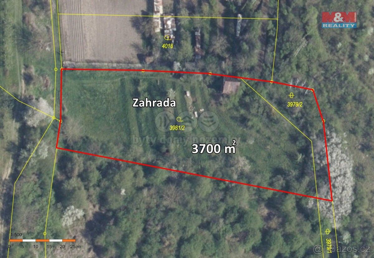 Zahrady, Roudnice nad Labem, 413 01, 3 700 m²