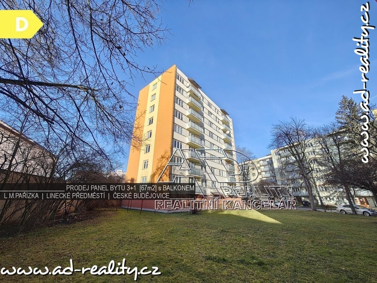 3+kk, L. M. Pařízka, České Budějovice, 62 m²