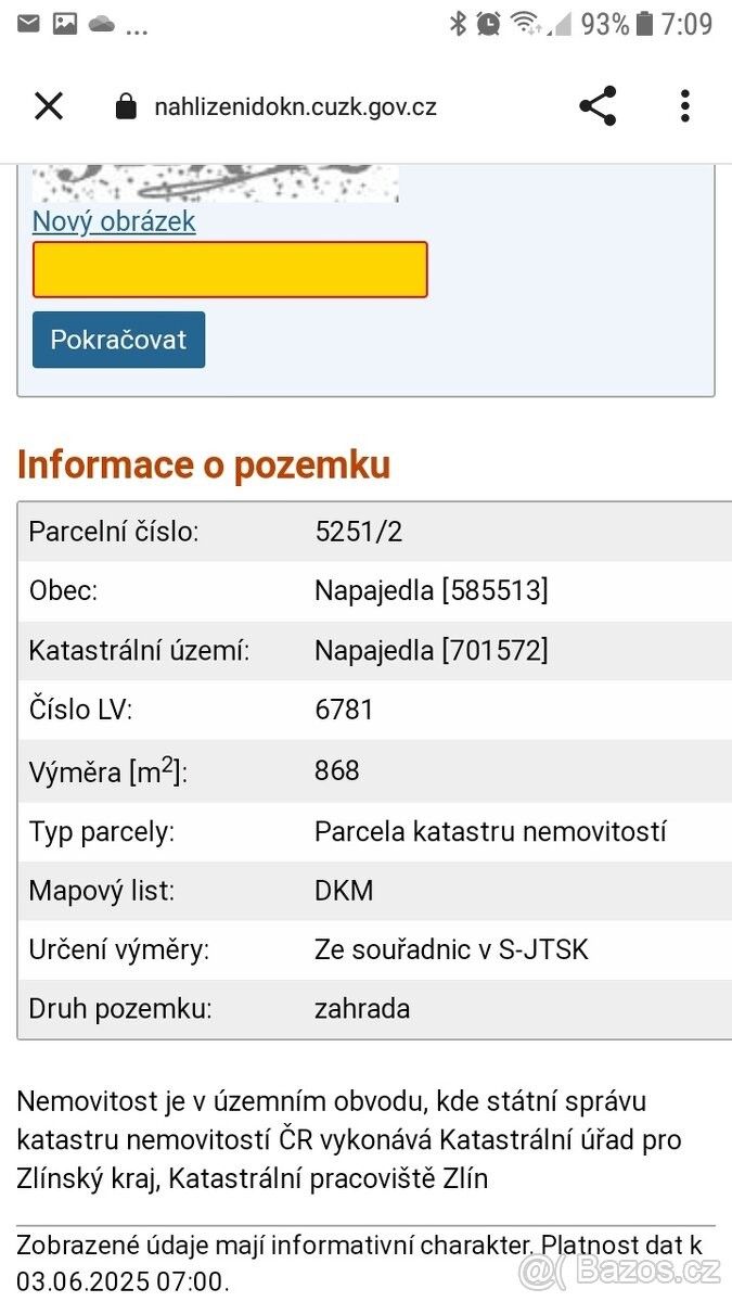 Zahrady, Napajedla, 763 61