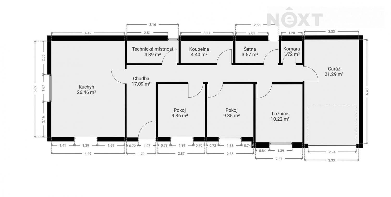 Prodej rodinný dům - Malý Chlumec, Velký Chlumec, 117 m²