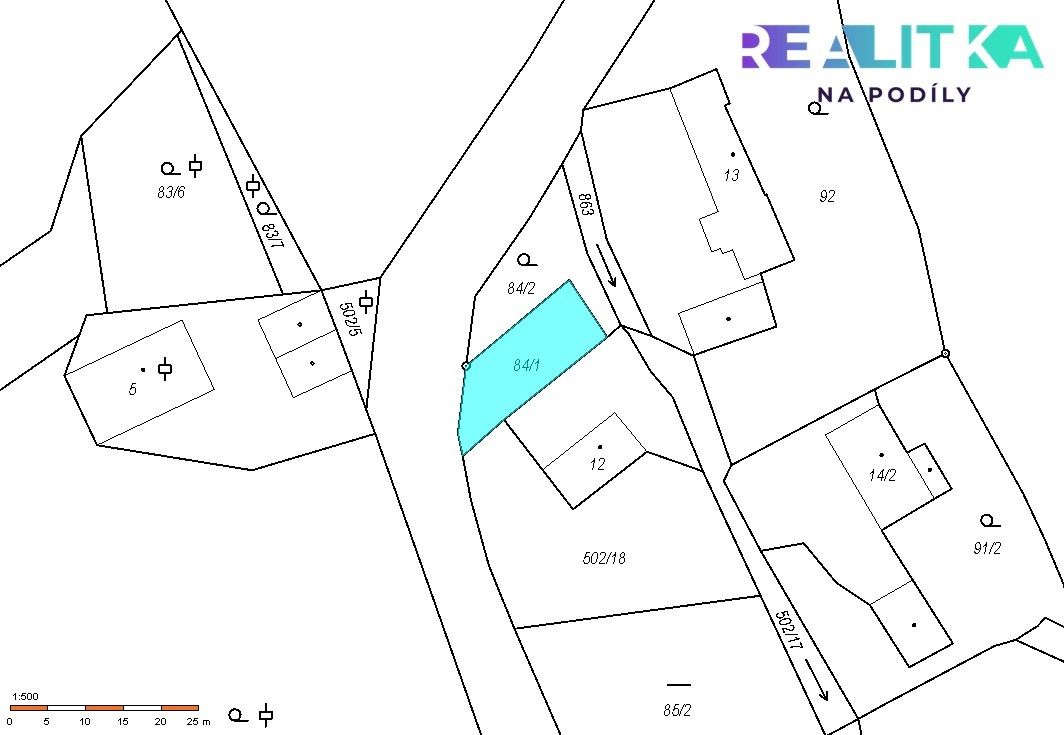 Prodej pozemek - Postupice, 257 01, 192 m²