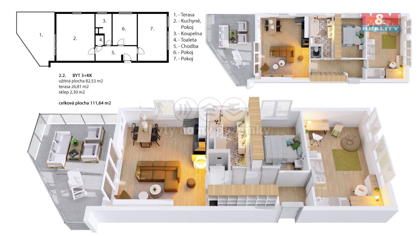 Prodej byt 3+kk - Husova, Mladá Boleslav, 82 m²