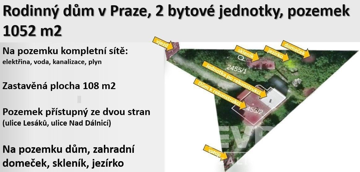 Prodej dům - Nad dálnicí, Praha, 160 m²