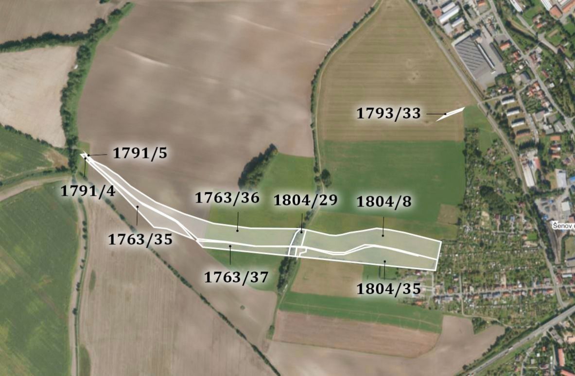 Zemědělské pozemky, Šenov u Nového Jičína, 20 872 m²