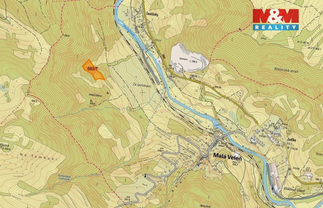 Prodej pozemek pro bydlení - Benešov nad Ploučnicí, 405 02