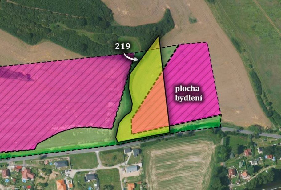 Pozemky pro bydlení, Kestřany, 5 256 m²