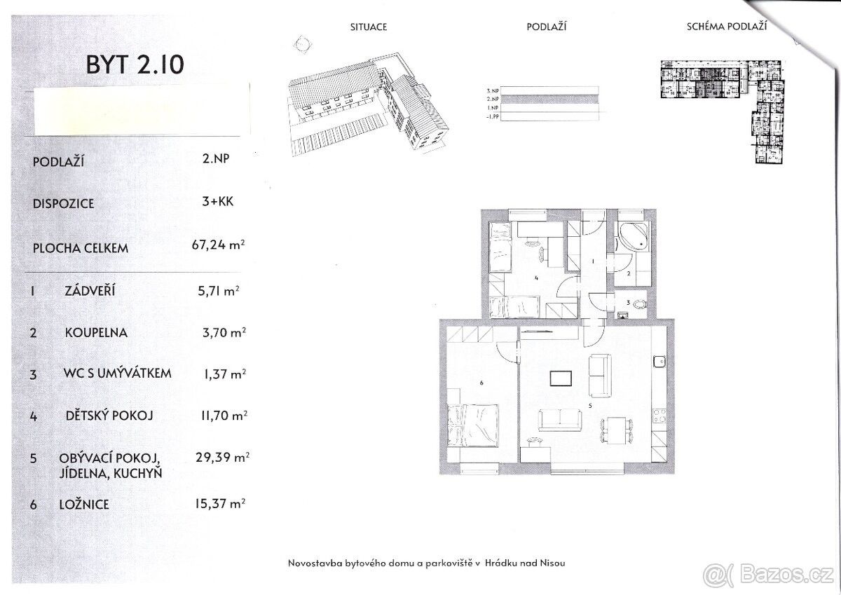 Byty, Hrádek nad Nisou, 463 34