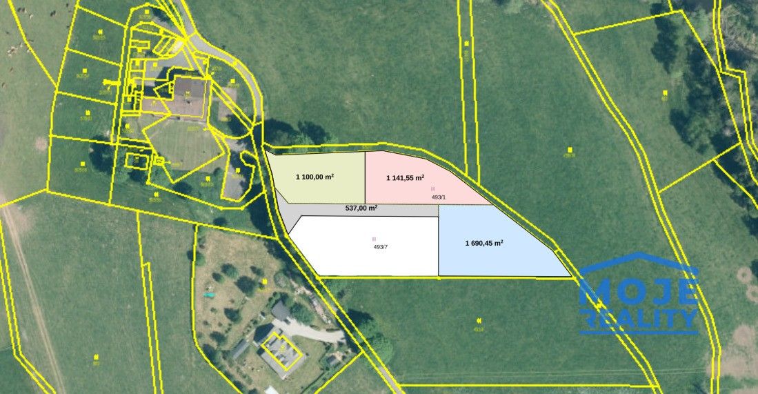 Louky, Železná Ruda, 1 142 m²