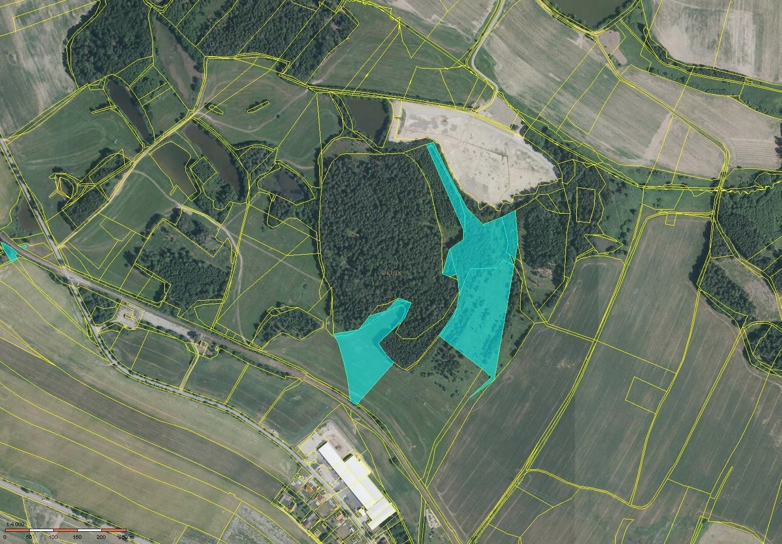 Louky, Děbolín, Jindřichův Hradec, 54 908 m²