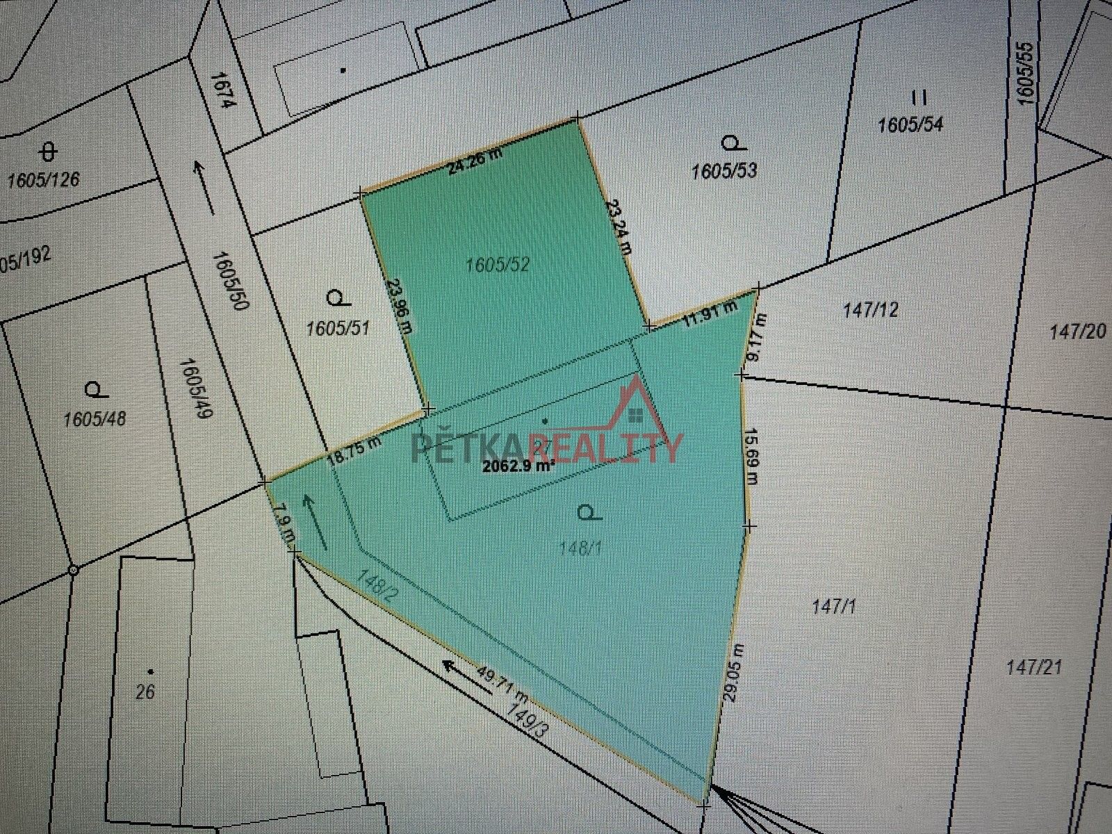 Pozemky pro bydlení, Horní Roveň, Dolní Roveň, 2 032 m²