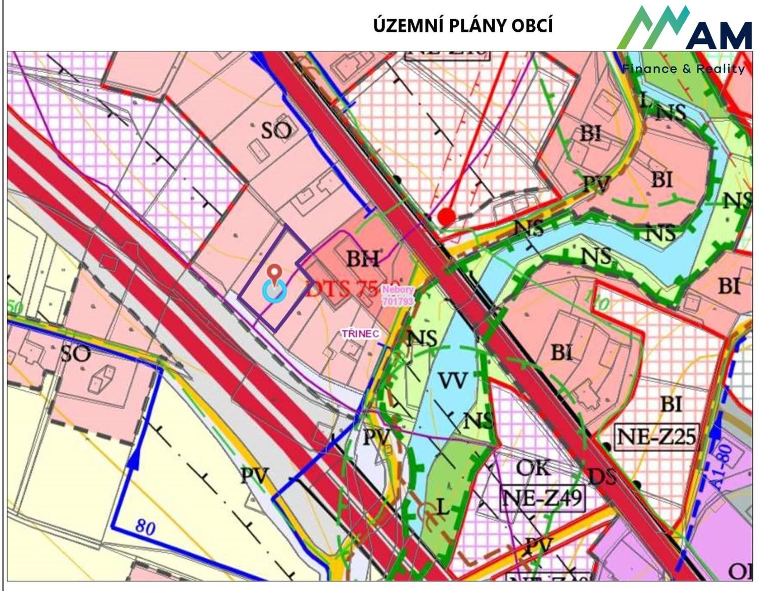 Prodej pozemek pro bydlení - Třinec, 1 284 m²