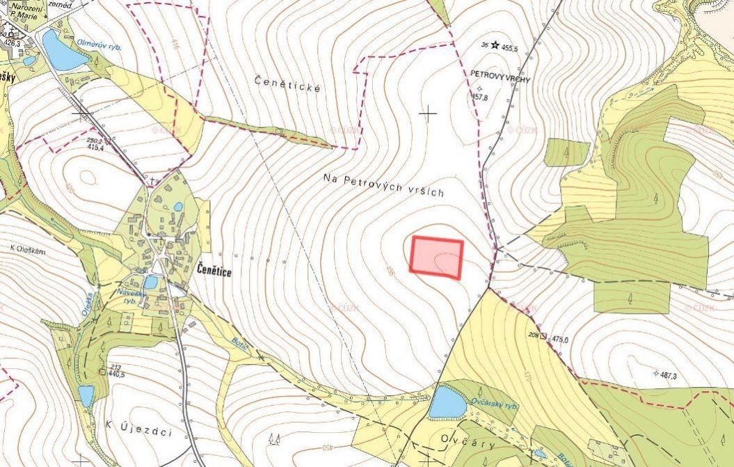 Prodej zemědělský pozemek - Kamenice, 251 68, 14 216 m²