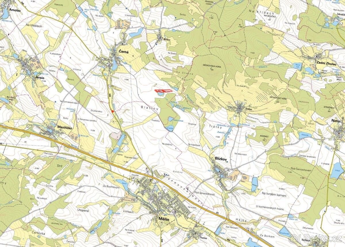 Pozemky pro bydlení, Měřín, 594 42