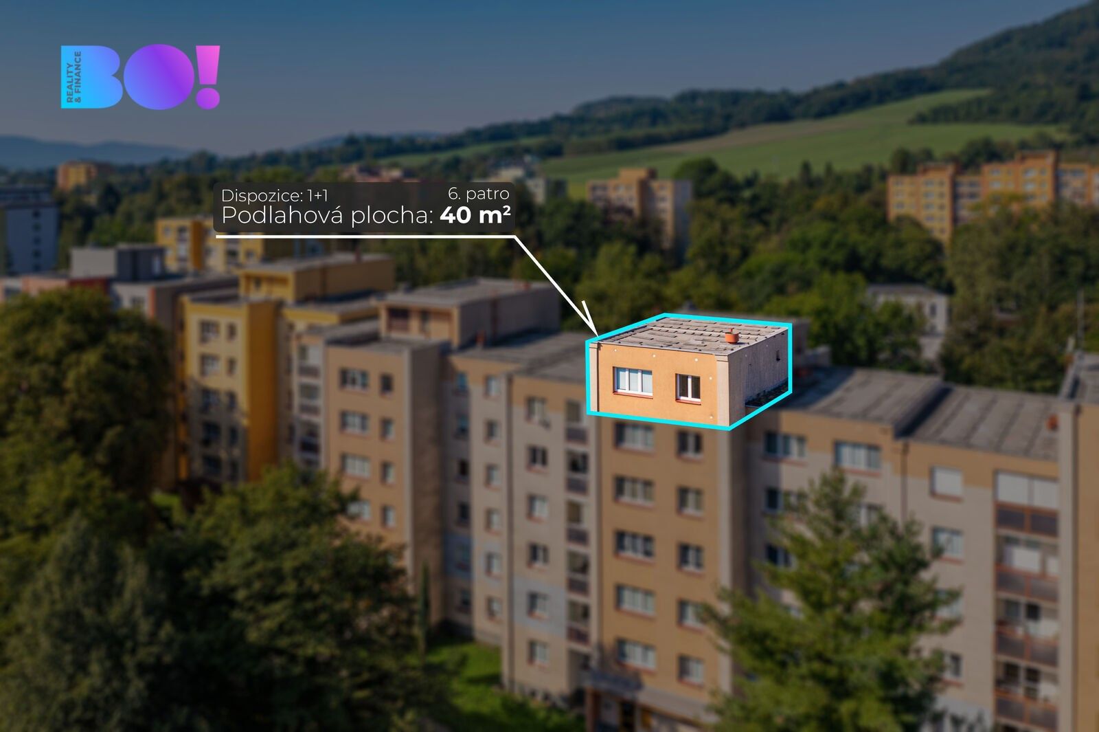 Prodej byt 1+1 - Štramberská, Kopřivnice, 41 m²