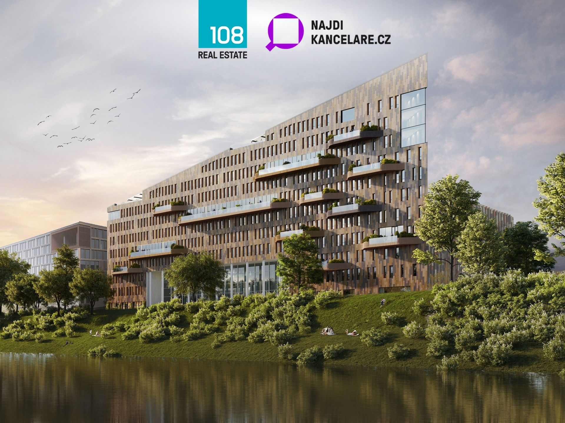 Pronájem kancelář - Karolinská, Praha, 6 250 m²