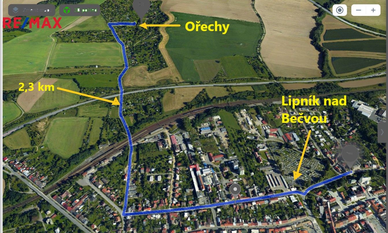 Prodej zahrada - Ořechy, Lipník nad Bečvou, 1 924 m²