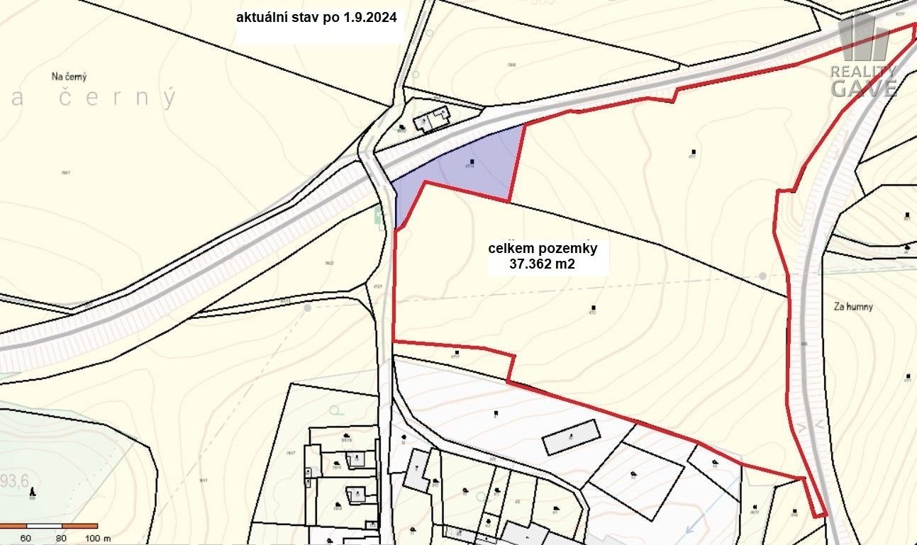 Prodej pozemek pro bydlení - Trněný Újezd, Mořina, 35 532 m²