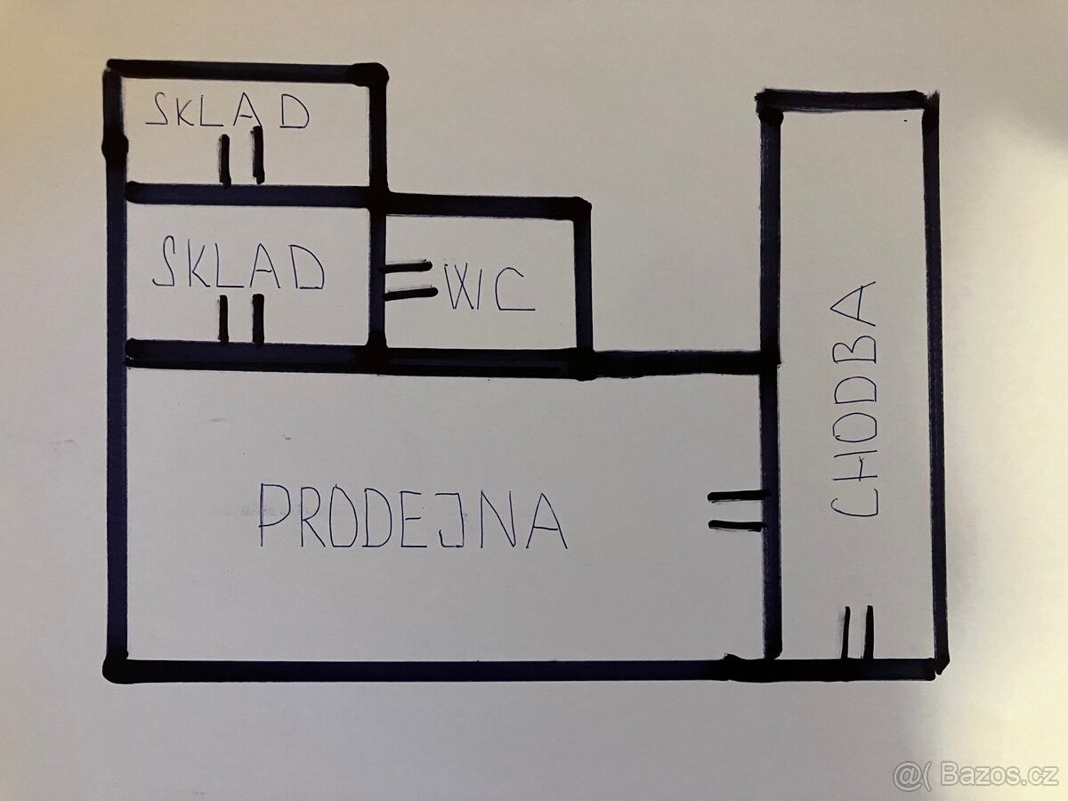 Pronájem obchodní prostory - Doksy, 472 01, 75 m²