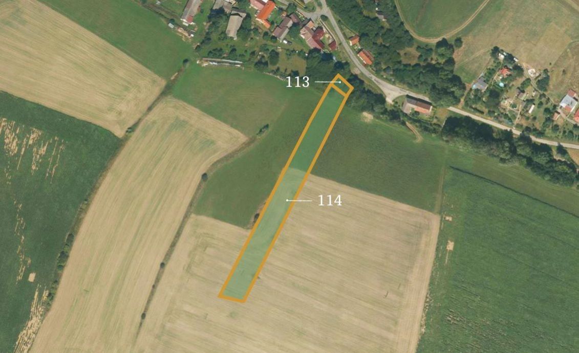 Prodej zemědělský pozemek - Předín, 675 27, 12 588 m²